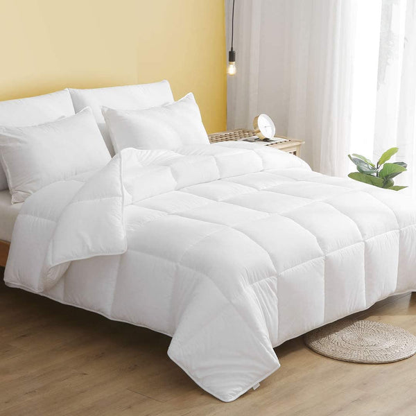 7 Best Lightweight Summer Down Alternative Comforters-DWR 100% Cotton Lightweight Down Alternative Comforter