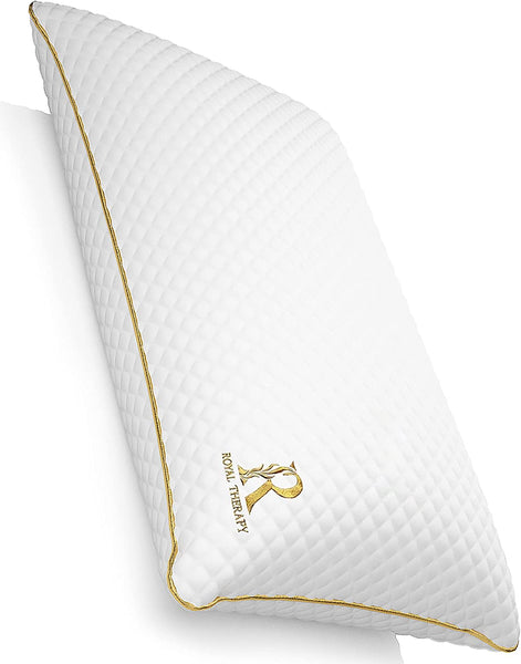 How Does Bamboo Back Support Pillow Help With Back Pain?-Royal Therapy Shredded Memory Foam Contour Bamboo Pillow