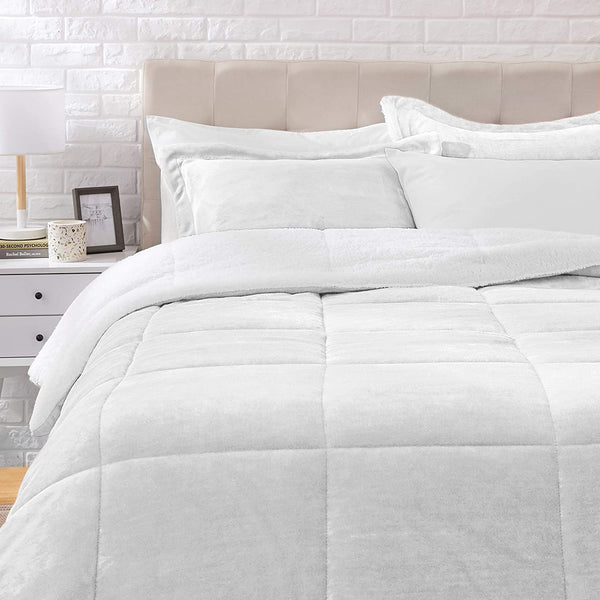 Why Should You Buy A Micromink and Sherpa Reversible Comforter Set-Amazon Basics Micromink Sherpa Reversible Comforter Bed Set