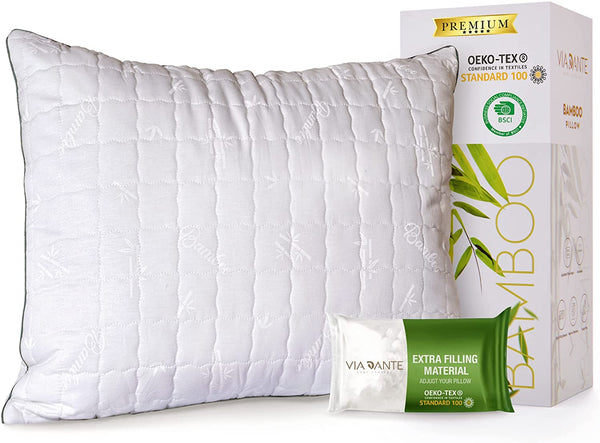 Are Bamboo Pillows Safe for Allergies-ViaDante Luxury Bamboo Pillow