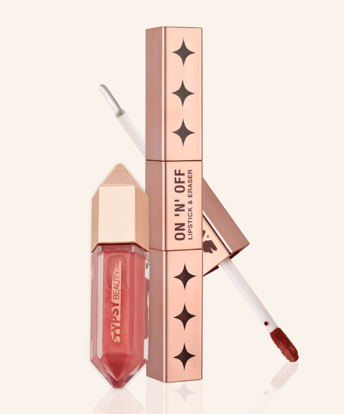 Crystal Plumping Gloss & On and Off  Lipstick + Eraser - Typsy Beauty product image