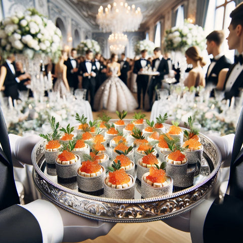 Premier Caviar for Weddings and All Events from Real Gourmet Food