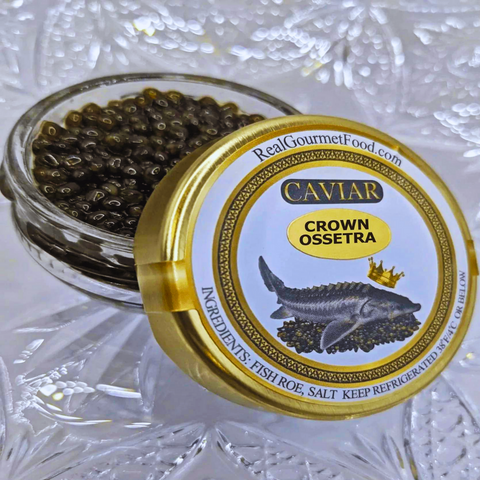 Premium Crown Osetra Caviar by Real Gourmet Food
