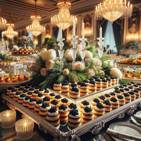 Premier Caviar for Weddings and All Events from Real Gourmet Food