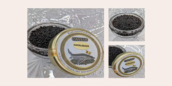 Premium Hackleback Caviar - Gourmet Delicacy from the Roe of the Hackleback Sturgeon