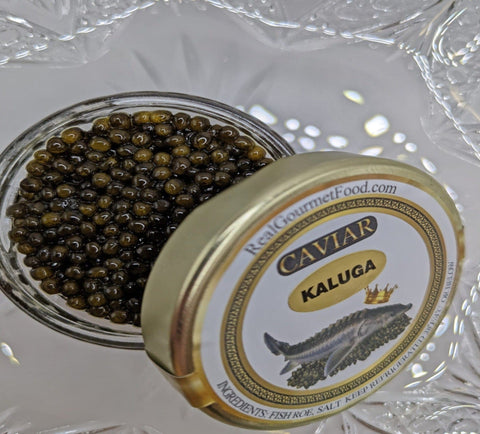 RealGourmetFood.com Caviar Kaluga Royal Amber Caviar IMPORTED