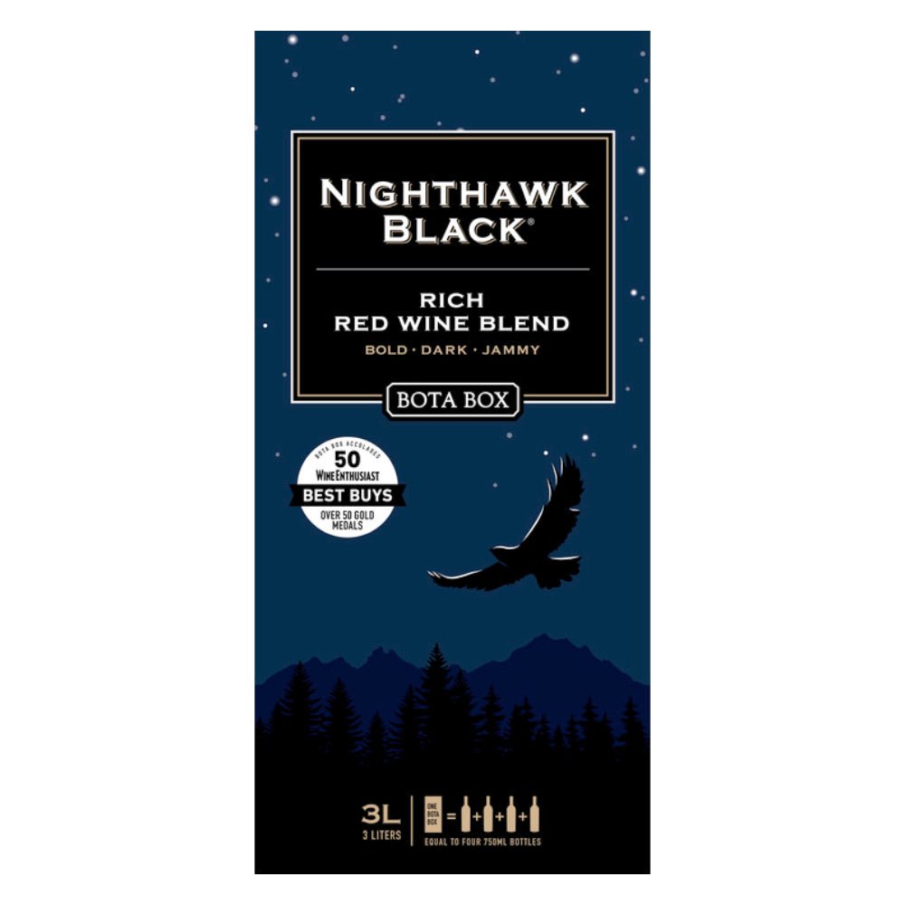 Bota Box Nighthawk Black Rich Red Wine Blend