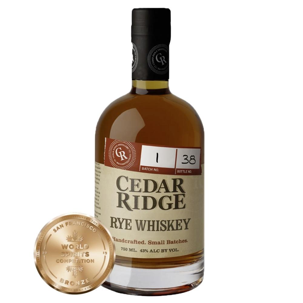 Cedar Ridge Rye Whiskey