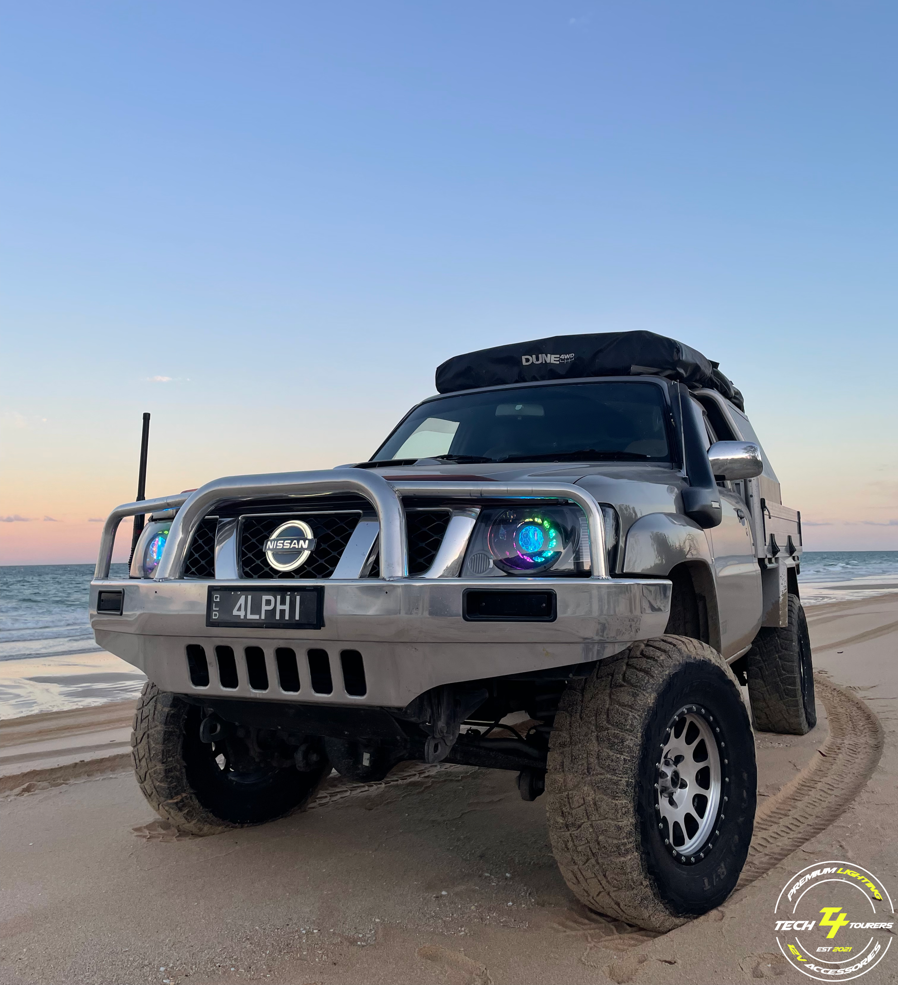 nissan patrol halo headlights