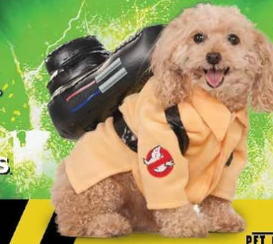 Dog ghost busters costume