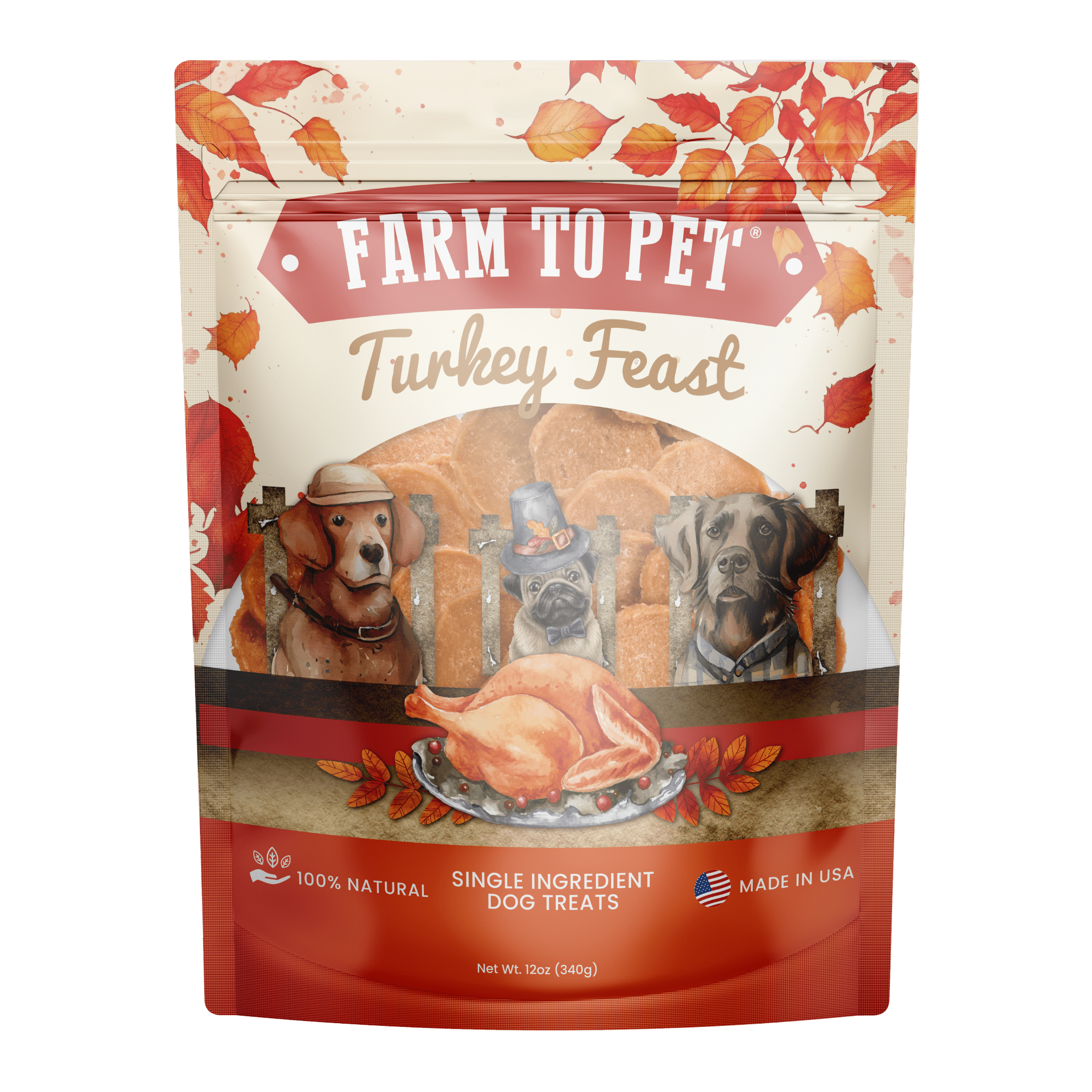 Turkey Feast Chips - Farm To Pet product image