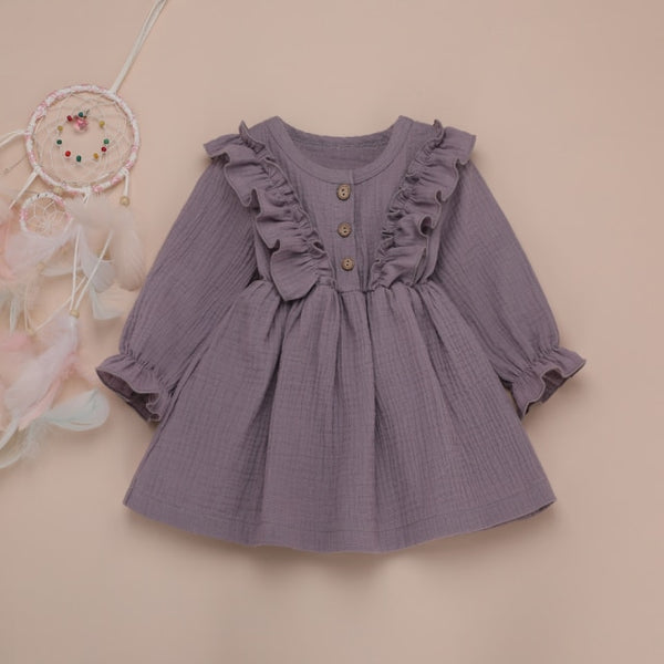 Linen Dress Ropa Ni?a Kids Wear Kawaii Princesa Children Clothes Girl ...