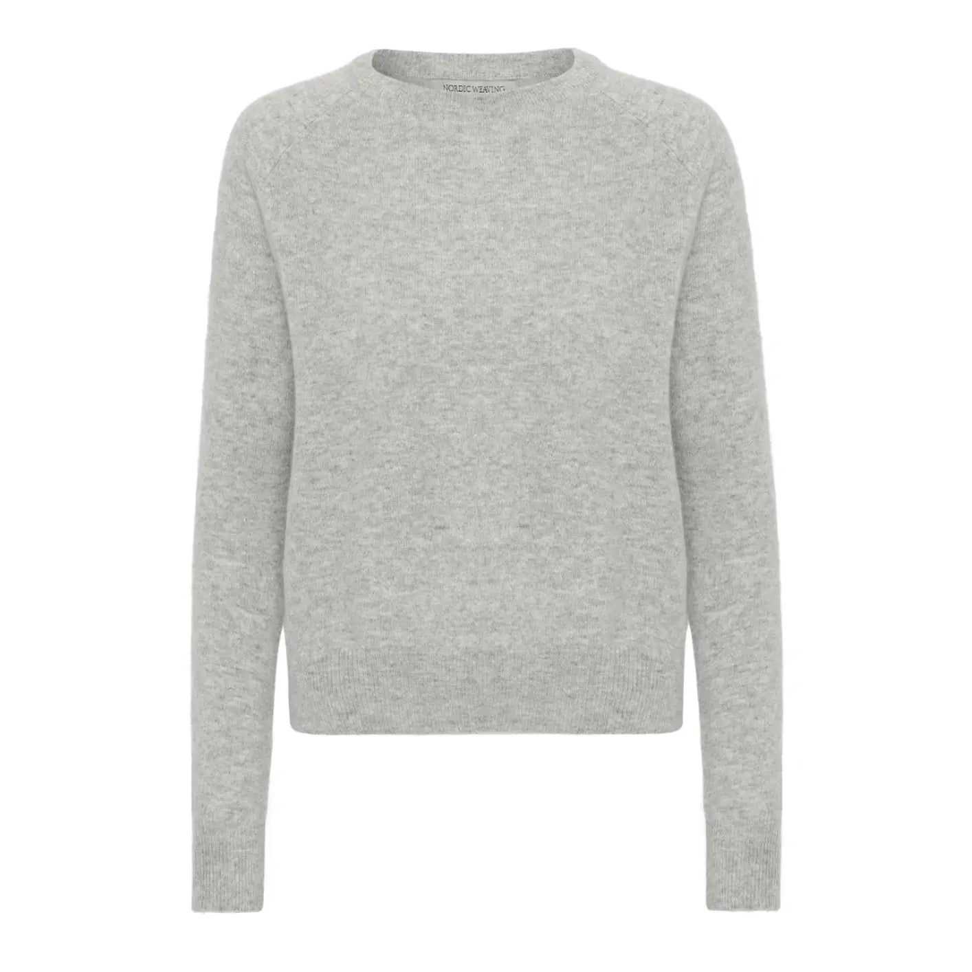 Billede af Cashmere round neck grå