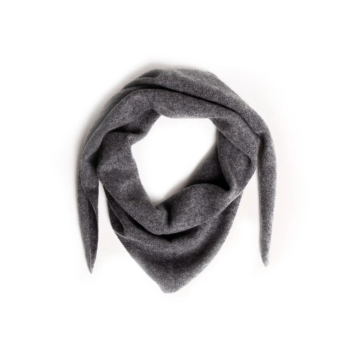 Billede af Lille trekantet tørklæde mørk grå