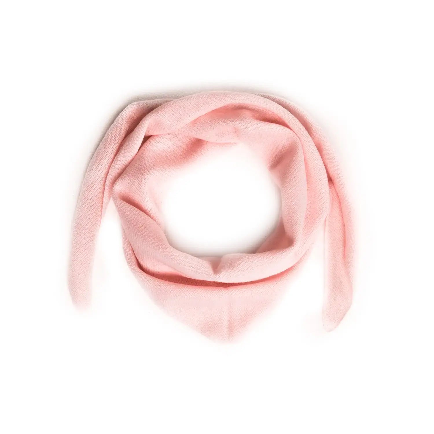 Se Lille trekantet tørklæde lys rosa hos Nordic Weaving