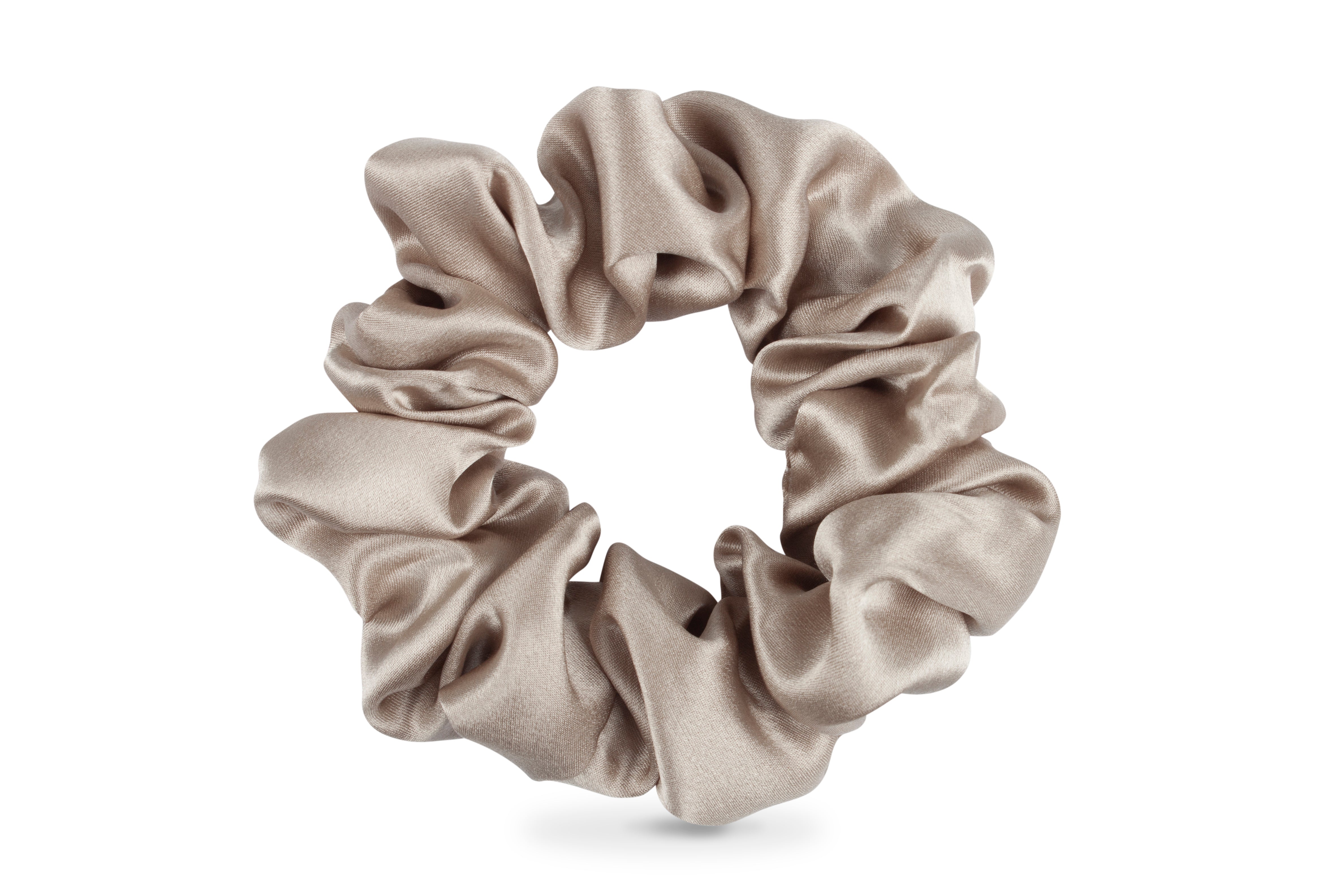 Billede af Silke Scrunchie - mocca