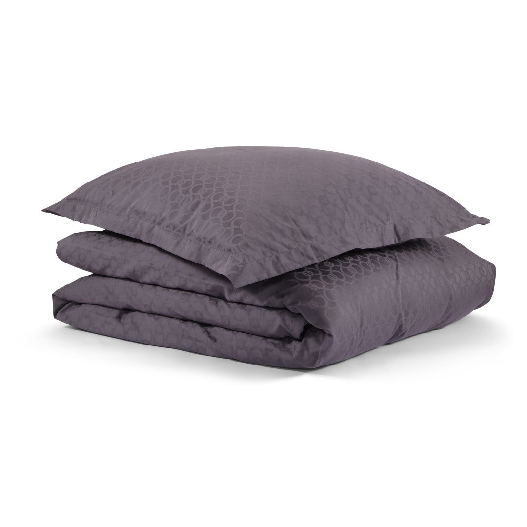 Se Enkelt sengetøj egyptisk bomuld mørk grå hos Nordic Weaving
