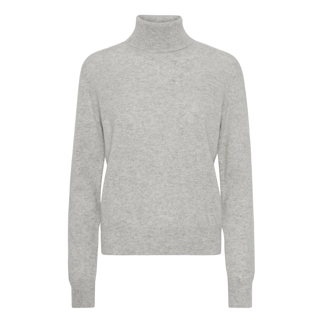 Billede af Cashmere high neck grå