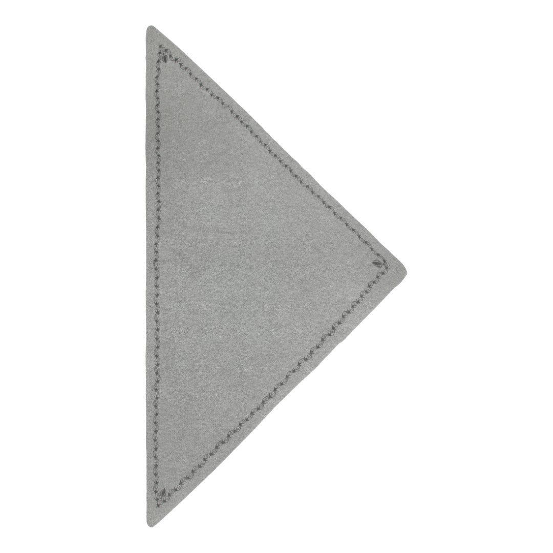 Billede af Cashmere halstørklæde classic grå 120x120x160cm