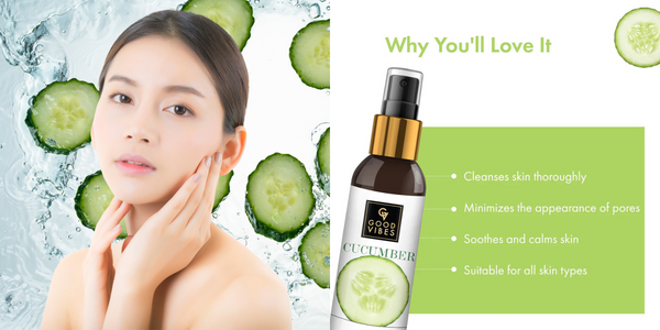 How to use cucumber toner