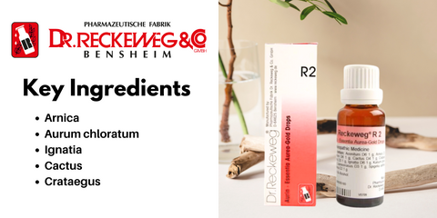 Key ingredients of Dr. Reckeweg R2 Essentia Aurea-Gold Drop