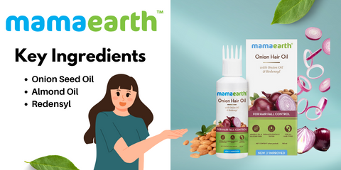 key ingredients of mamaearth onion oil