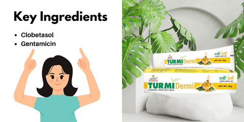 Key Ingredients of Baps Amrut Turmi Dermi Cream