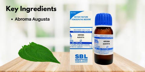 Key Ingredients of SBL Abroma Augusta Mother Tincture Q