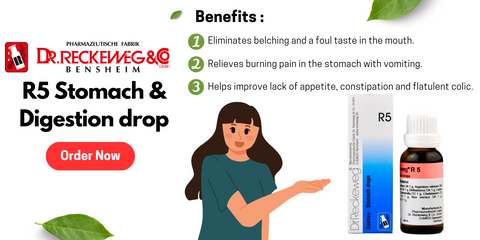 Benefits of Dr. Reckeweg R5 Stomach and Digestion Drop