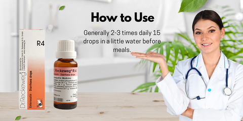 How to use Dr. Reckeweg R4 Diarrhoea Drop