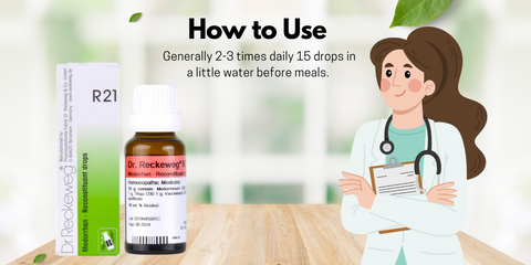How to use the Dr. Reckeweg R21 Reconstituant Drop