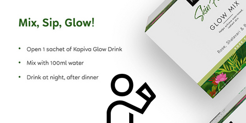 How to use kapiva skin glow mix