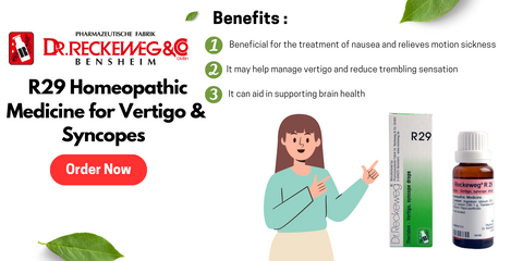 Benefits of Dr. Reckeweg R29 Vertigo and Syncope Drop