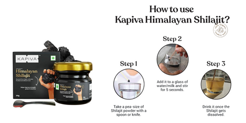 How to use the Kapiva Himalayan Shilajit Resin