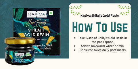 How to use Kapiva Shiajit Gold Resin
