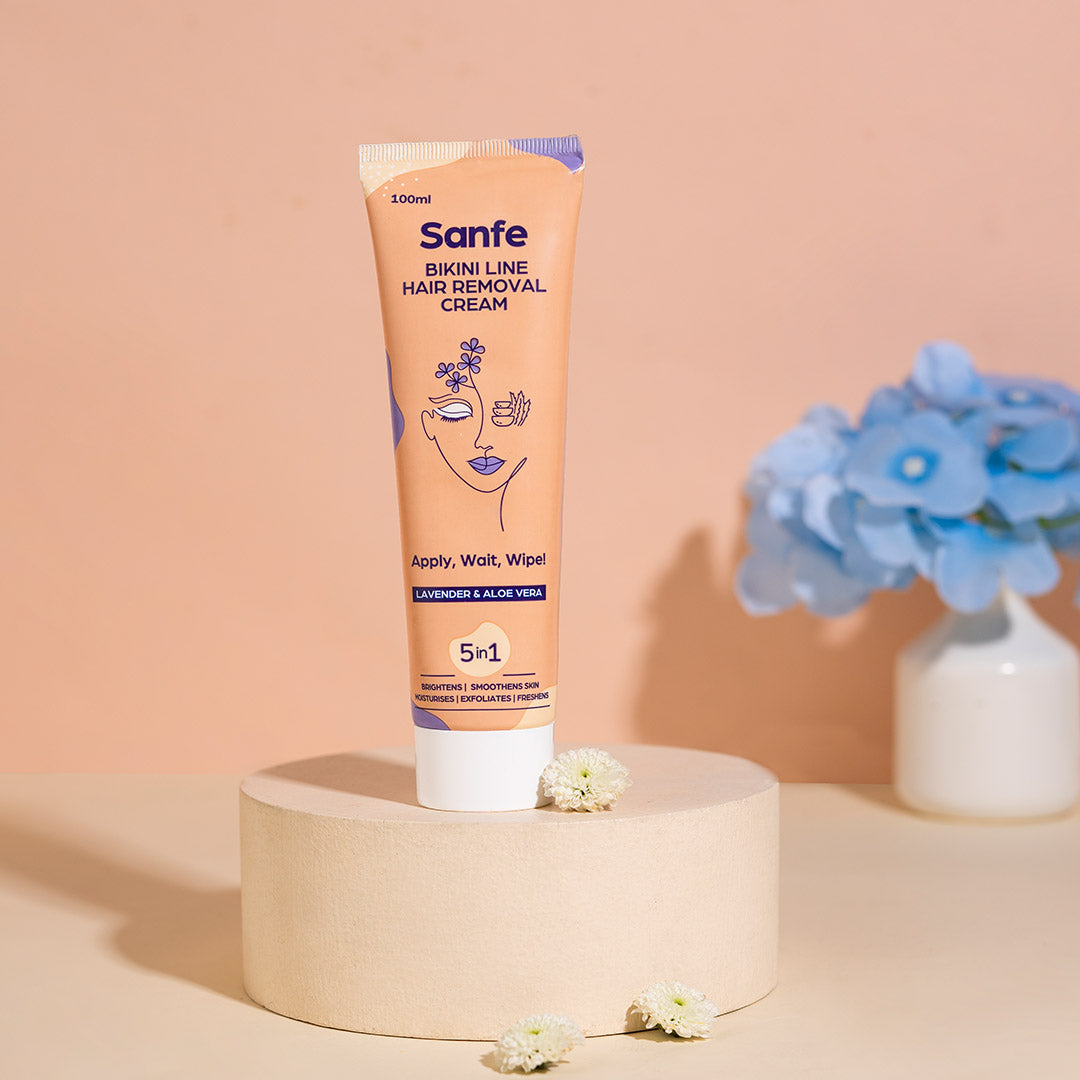 Sanfe Promise Glide Facial Hair Removal Cream  Removes Facial Hair    Beautyzaa