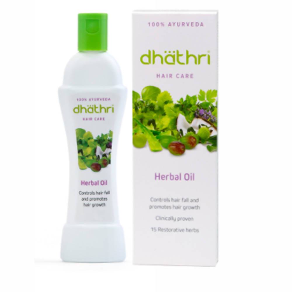 Whats a must have for a good hair day A hair oil massage with the best of  what nature has to offer Try the Dhathri Hair Care Plus Herbal Oil  infused 
