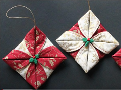 Fabric Christmas Tree Ornaments