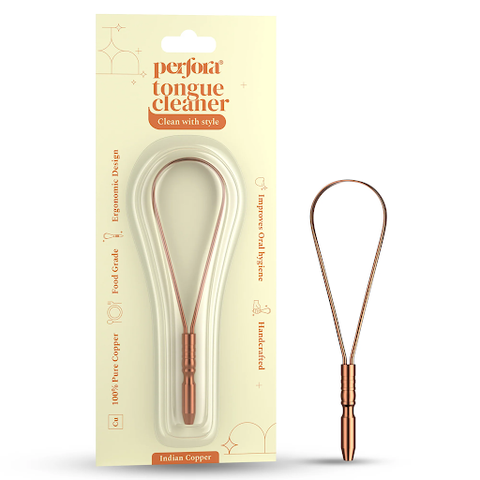 Perfora Copper Tongue Cleaner made of 100 % indian copper