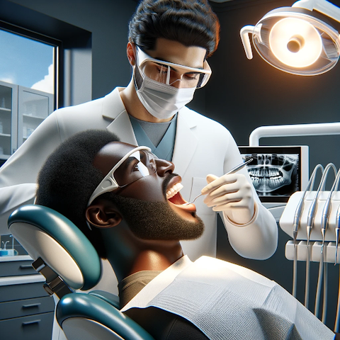 Regular dental check-ups help detect and treat mouth infections, ensuring a healthy smile.
