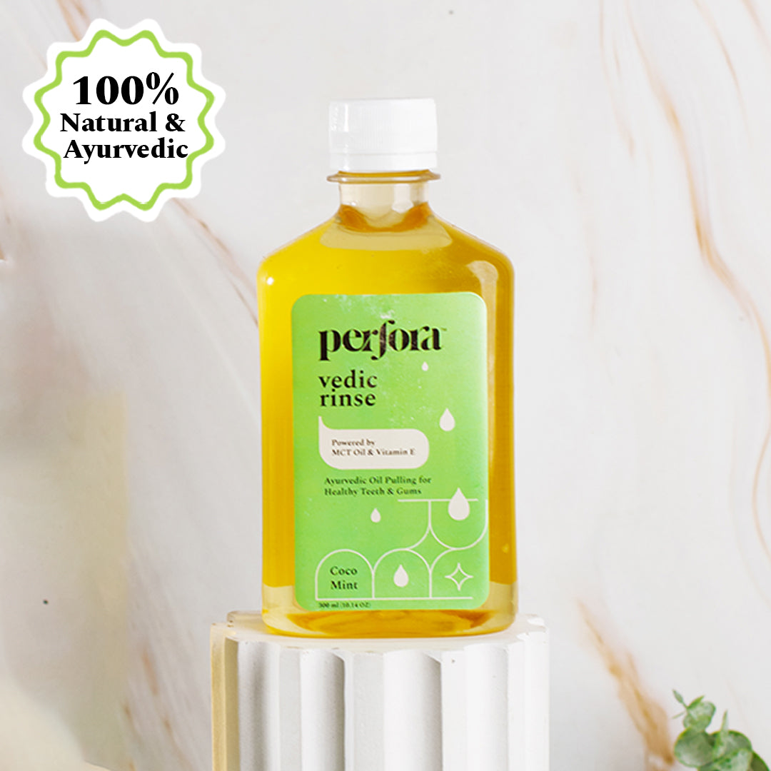perfora’s ayurvedic oil pulling - coco mint product showcase