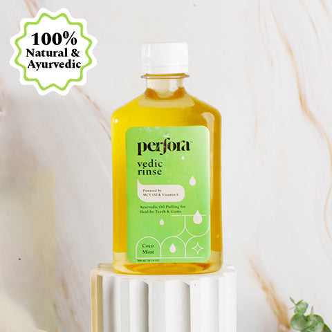 image of perfora’s vedic rinse coco oil for oil pulling
