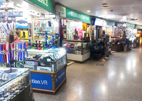 A glimpse of Palika Bazar, CP, New Delhi