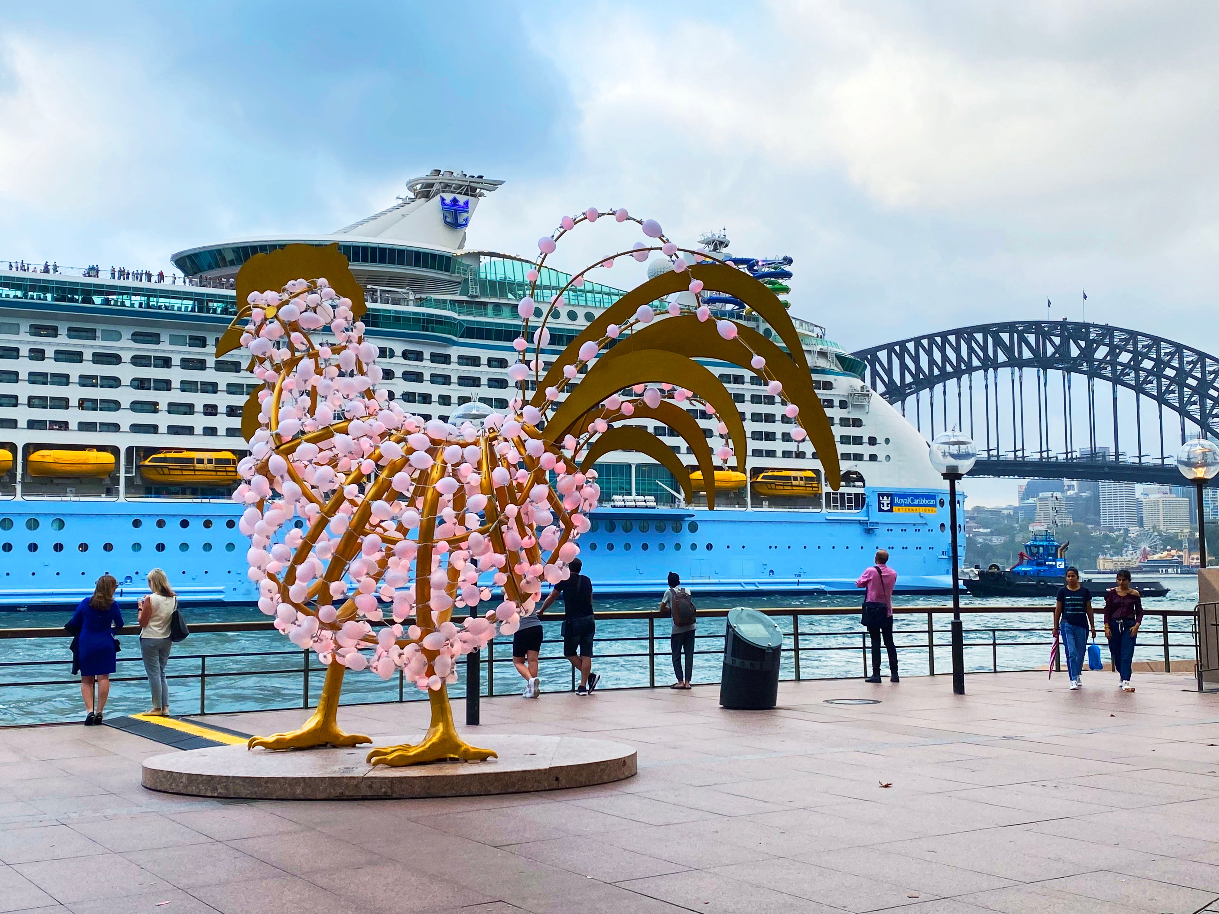 The Rooster art installation by Valerie Khoo