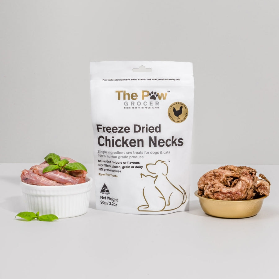 The Paw Grocer Freeze Dried Chicken Necks - 90 grams - thepawgrocer product image