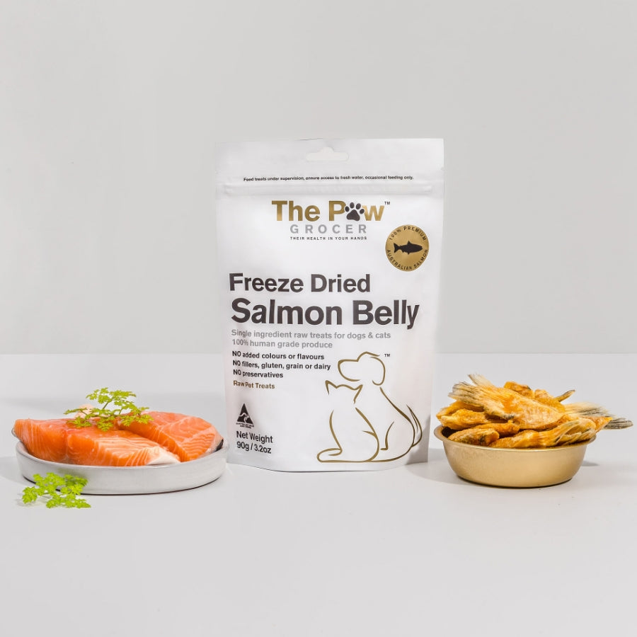 The Paw Grocer Freeze Dried Salmon Bellies - 90 grams - thepawgrocer product image