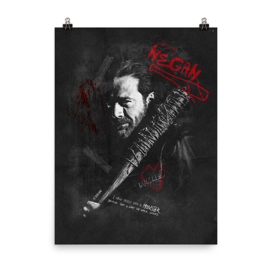 11 Weeks of TWD – Season 3 by Kirk A. Etienne Premium Satin Poster