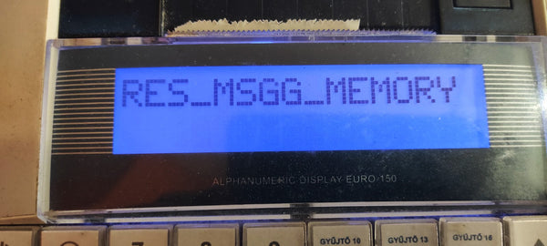RES MSGG MEMORY hiba Euro 150 TE Flexy