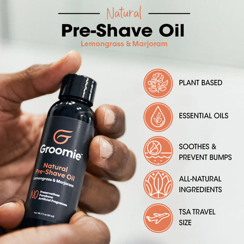 Groomie’s Natural Pre-Shave Oil