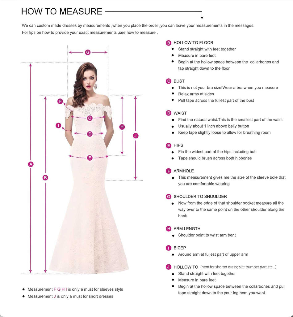 Guide to taking dress measurements for women